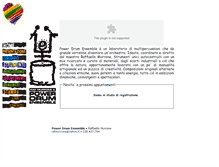 Tablet Screenshot of powerdrumensemble.com